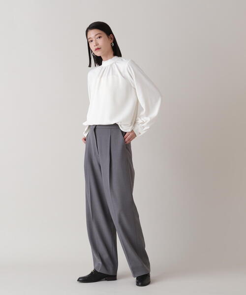 N.Natural Beauty Basic スラックス パンツ ワイドトラウザー