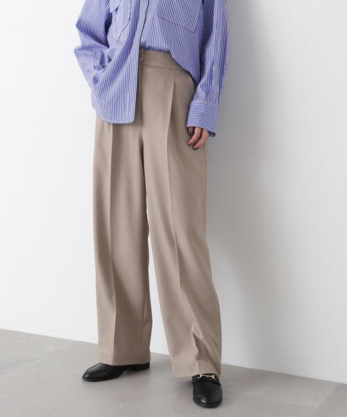 N.Natural Beauty Basic スラックス パンツ ワイドトラウザー