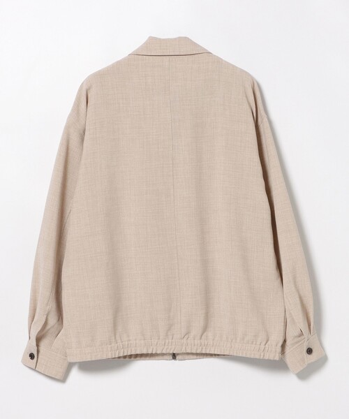 BEAMS HEART テーラードジャケット ベージュ L ポリメランジ