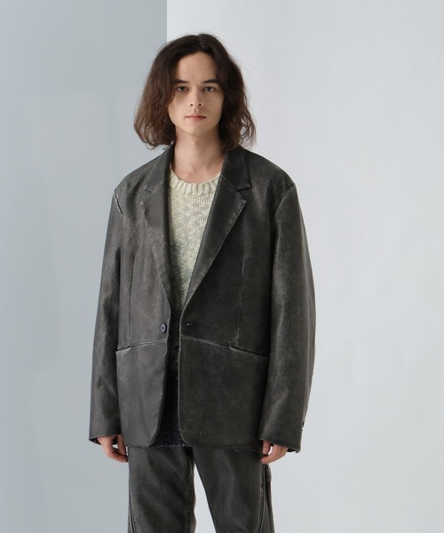 HARE（ハレ） ジャケット テーラードジャケット 「SET UP対応」レザー