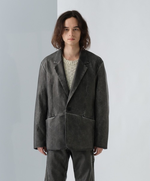 HARE（ハレ） ジャケット テーラードジャケット 「SET UP対応」レザー