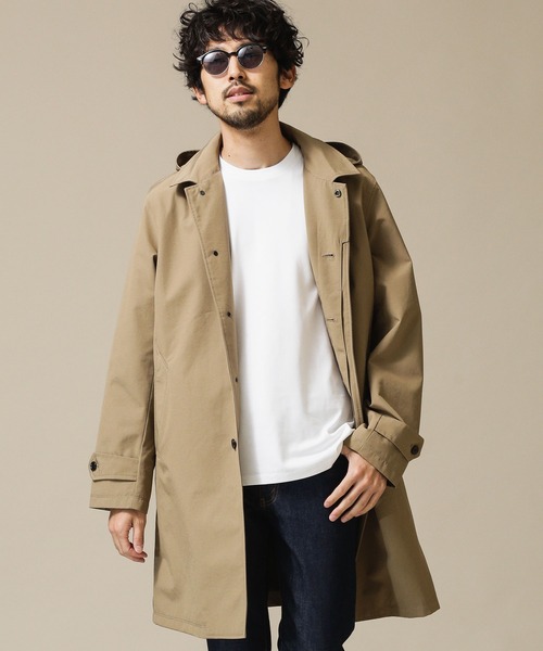 NANO universe（ナノ・ユニバース） ステンカラーコート M ベージュ