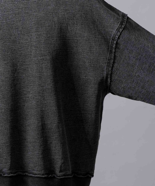 メゾンスペシャル　トレーナー Chemical Over-Dye Heavy-Weight Sweat Prime-Over Crew Neck