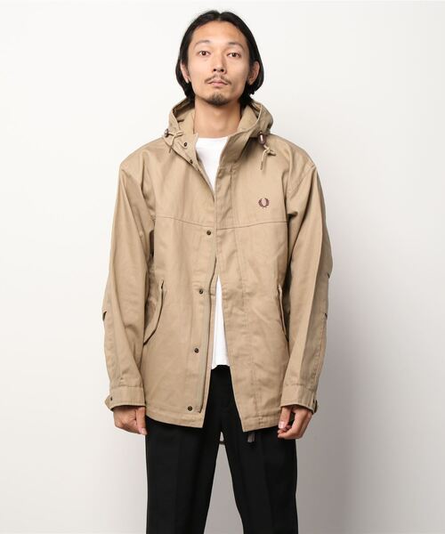 FRED PERRY（フレッドペリー） モッズコート S ブラック メンズ