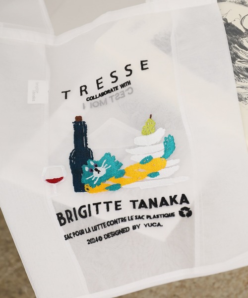 TRESSE エコバッグ TRESSE/トレス×BRIGITTE TANAKA/ブリジット