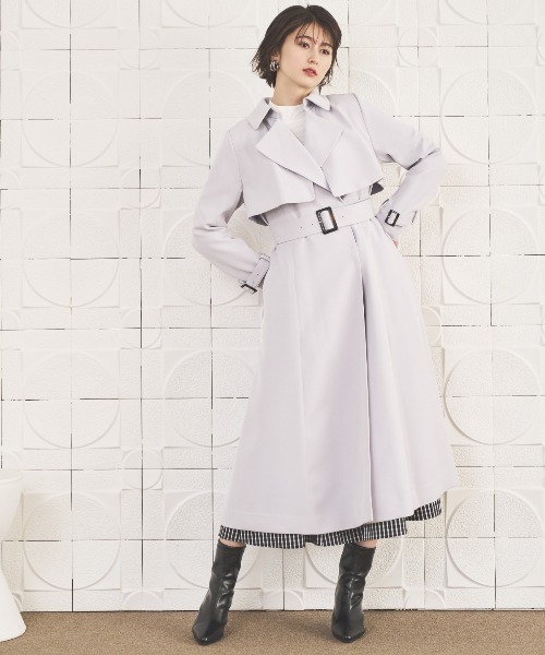 AND COUTURE（アンドクチュール） トレンチコート コート ミニマル