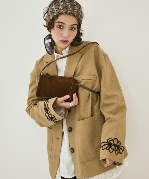 MIRROR STOKE ショルダーバッグ バッグ 「WEB限定」「新色追加」SUEDE