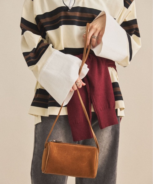 MIRROR STOKE ショルダーバッグ バッグ 「WEB限定」「新色追加」SUEDE