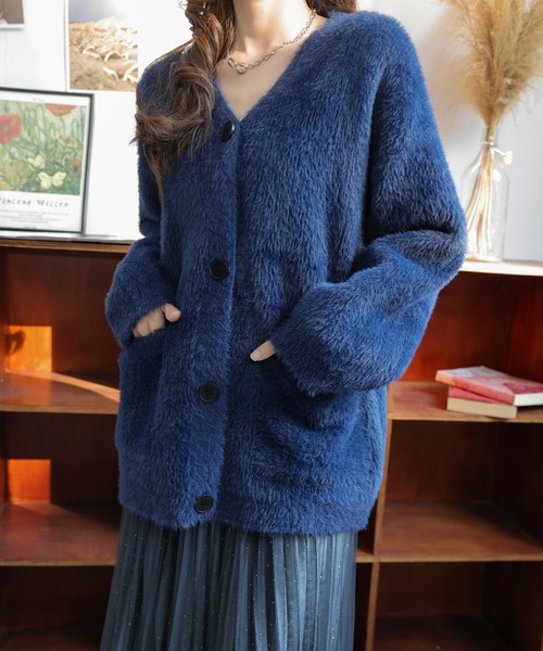 SHIENAS」 ニットカーディガン FREE ブラック レディース : ZOZOTOWN