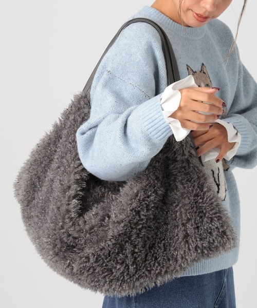 「BAYFLOW」 トートバッグ FREE グレー レディース_画像4