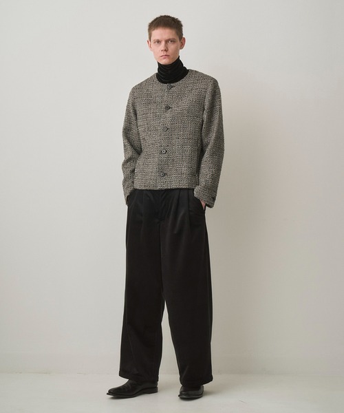 juha fancy tweed jacket ファンシーツイードジャケット Juha（ユハ） ジャケット テーラードジャケット FANCY TWEED NO-COLLAR