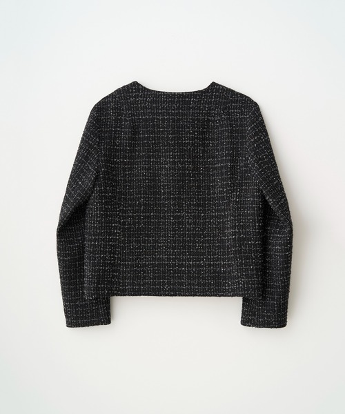 juha fancy tweed jacket ファンシーツイードジャケット Juha（ユハ） ジャケット テーラードジャケット FANCY TWEED NO-COLLAR