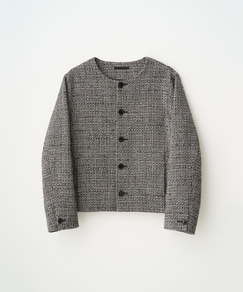 juha fancy tweed jacket ファンシーツイードジャケット Juha（ユハ） ジャケット テーラードジャケット FANCY TWEED NO-COLLAR