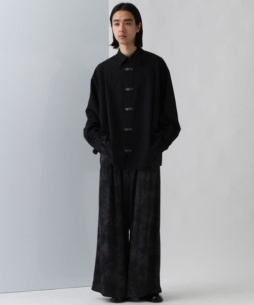 HARE（ハレ） シャツ メタルボタンタックデザインシャツ(HARE) メンズ