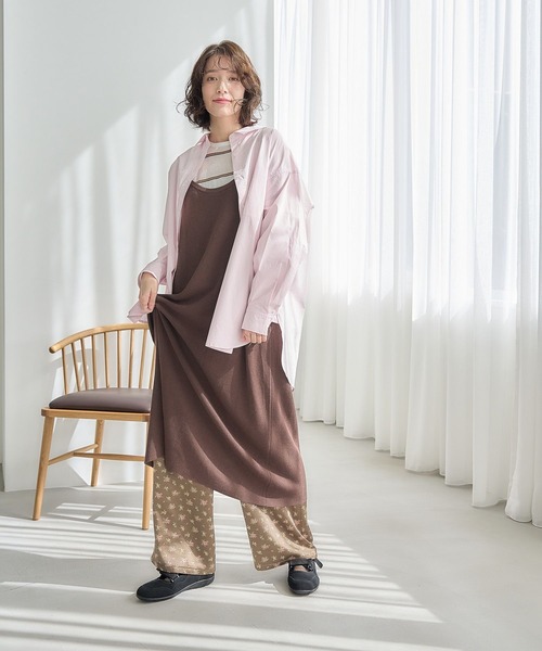 studio CLIP（スタディオクリップ） パンツ 「days」サテンプリント