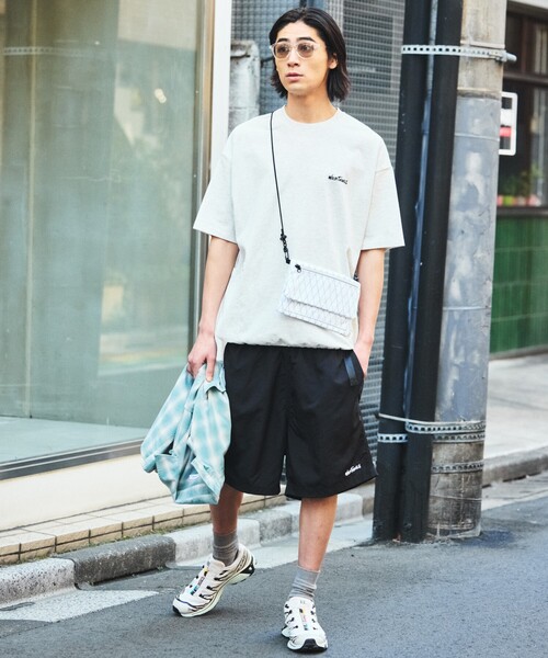 値下げしました新品WILD THINGS ショーツ&シャツ セットアップ　メンズ FREAK'S STORE パンツ 限定展開 WILD THINGS×FREAK'S STORE