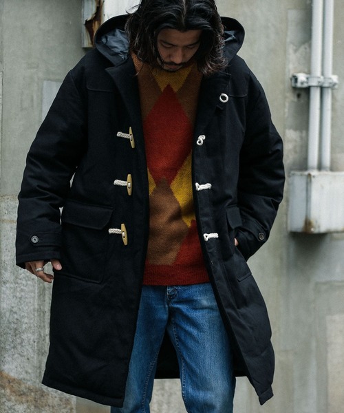 URBAN RESEARCH Sonny Label ダッフルコート LARGE ブラック メンズ