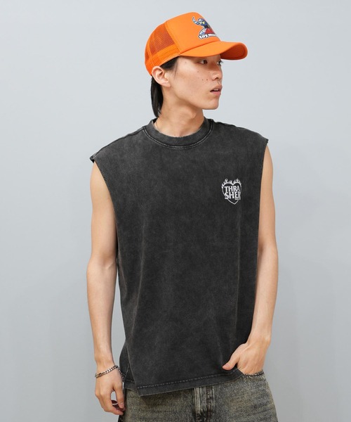 THRASHER タンクトップ 「ムラサキスポーツ限定」THRASHER