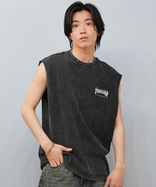 THRASHER タンクトップ 「ムラサキスポーツ限定」THRASHER
