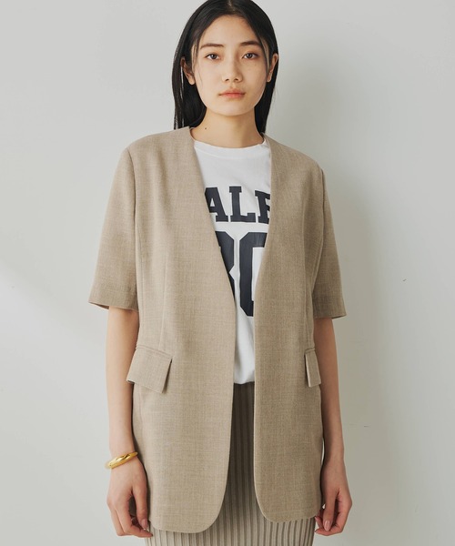 1995AW “スリープ期” ノーカラージャケット（PJ-04047S） 1995AW “スリープ期” ノーカラージャケット（PJ-04047S） - メルカリ