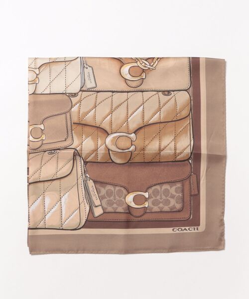 COACH（コーチ） スカーフ バンダナ スタックド タビー バッグ