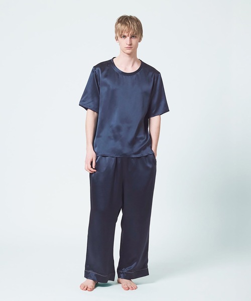 ohga ノベルティ　ルームウェア Foo Tokyo パジャマ ルームウェア シルクサテンプルオーバー