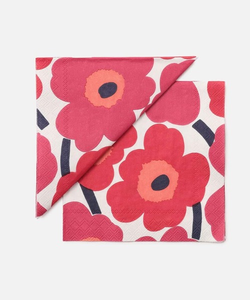 marimekko（マリメッコ） キッチン Unikko / red cocktail napkins