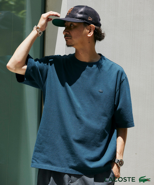 LACOSTE tシャツ / ラコステ 別注 ピグメントダイ カノコTシャツ