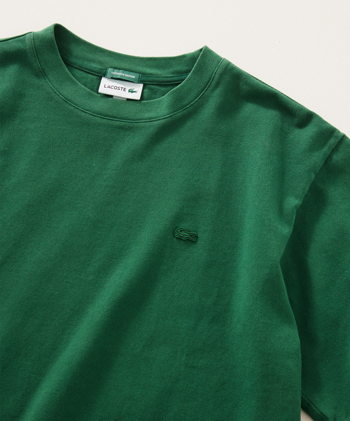 ドゥ・ユースピーク・ラコステ？●レタリング●LACOSTE●緑 LACOSTE（ラコステ）の「＜LACOSTE for BEAUTY&YOUTH＞ ハーフ