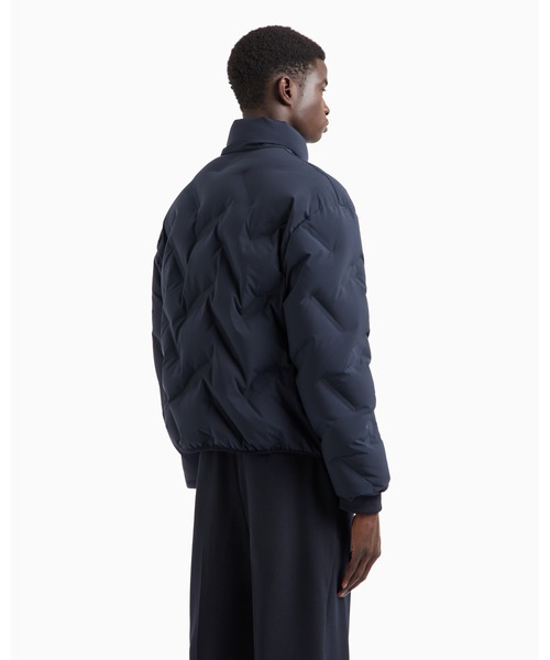 EMPORIO ARMANI 「EMPORIO ARMANI」 ジップアップブルゾン 50 ネイビー