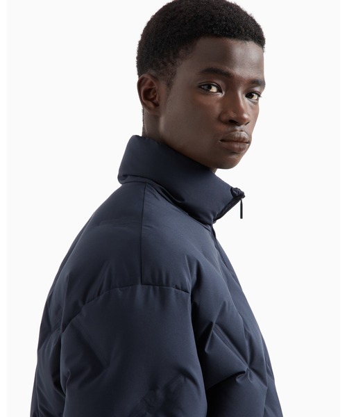 EMPORIO ARMANI 「EMPORIO ARMANI」 ジップアップブルゾン 50 ネイビー