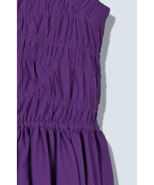 OMMO（オーエムエムオー） ワンピース IRREGULAR SHIRRING CAMI OP