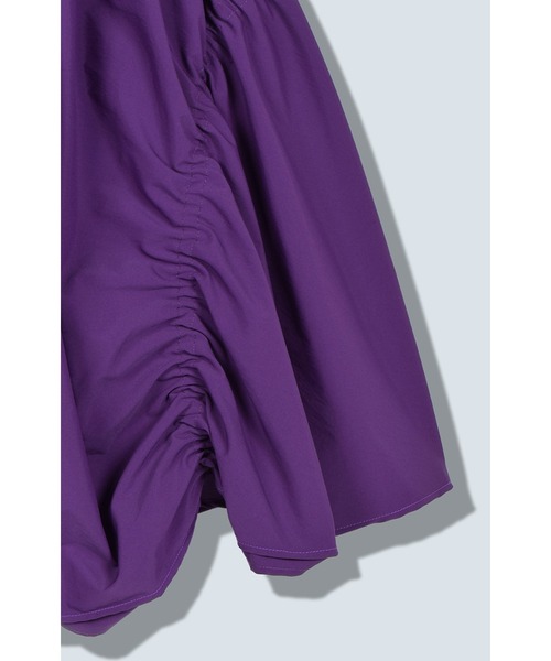 OMMO（オーエムエムオー） ワンピース IRREGULAR SHIRRING CAMI OP