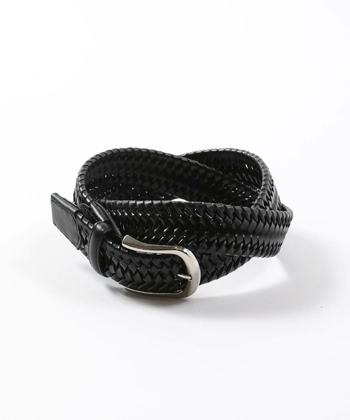 メンズビギ（MEN’S BIGI）/【DOMODOSSOLA】レザーメッシュプレーンベルト MEN'S BIGI（メンズビギ） ベルト 「DOMODOSSOLA」レザーメッシュ