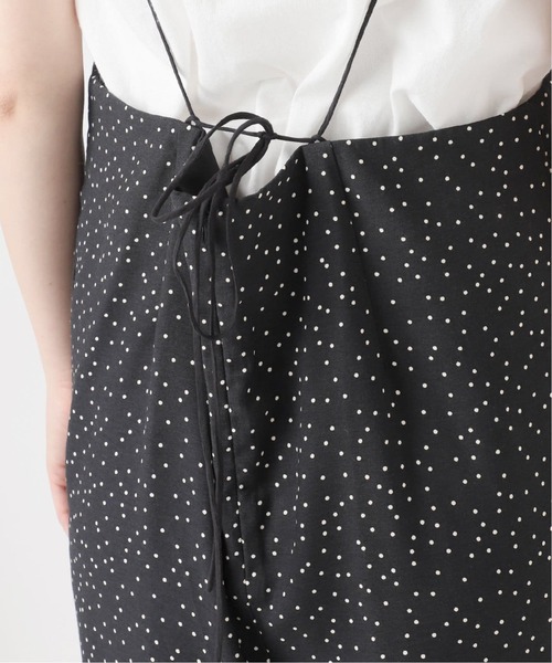 SLOBE IENA アイラインキャミワンピース×ノースリーブTEE SLOBE IENA｜《追加/2枚セット》アイラインキャミワンピース