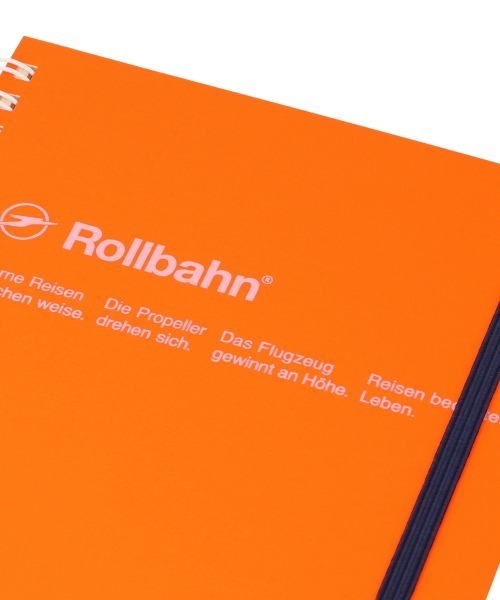 Rollbahn 手帳 「直営店限定」ロルバーン ポケット付メモ ネオンL 2点