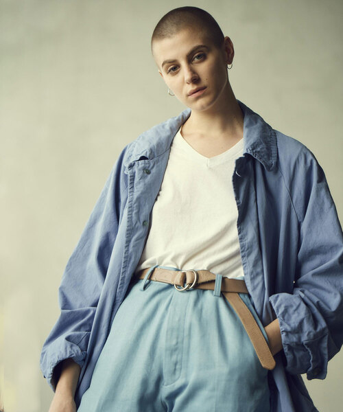 「tim.」 コート 2 ライトブルー メンズ_画像2