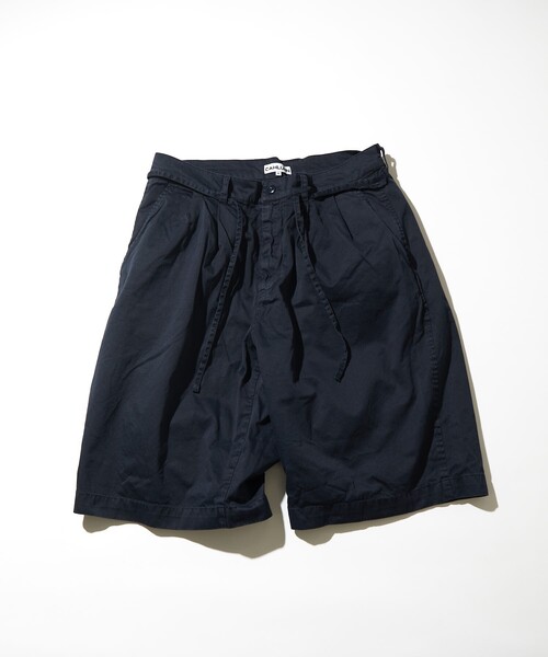 パンツ YLEVE FINX COTTON CHINO 2TUCK fit & craft x stuf|f | hx-02 relaxed tapered chino khaki