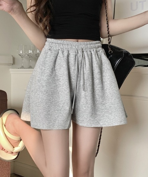 スウェットパンツ ジャージ スウェットフレアショートパンツ