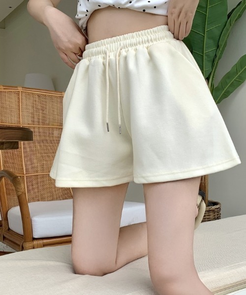 スウェットパンツ ジャージ スウェットフレアショートパンツ