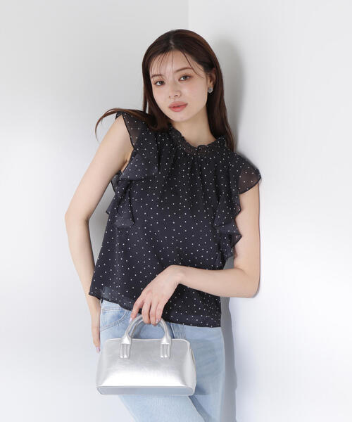 ブラウス シャツ ドット柄ブラウス / 1215210605 レディース PROPORTION BODY DRESSING ブラウス シャツ ドット柄ブラウス