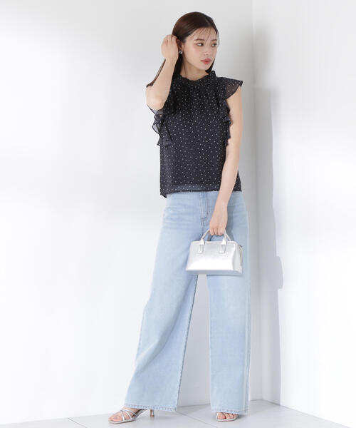 PROPORTION BODY DRESSING ブラウス シャツ ドット柄ブラウス