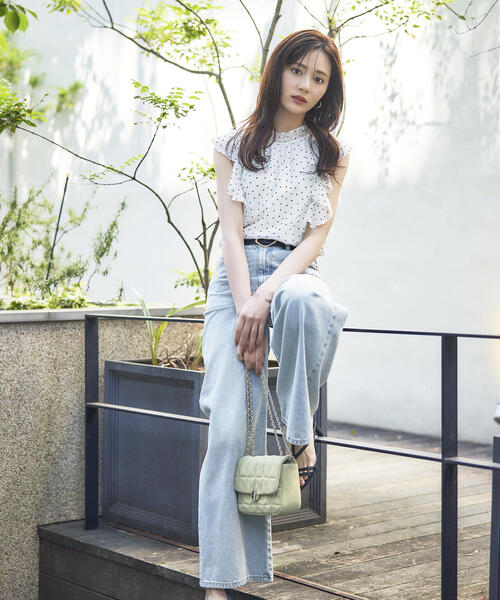 PROPORTION BODY DRESSING ブラウス シャツ ドット柄ブラウス