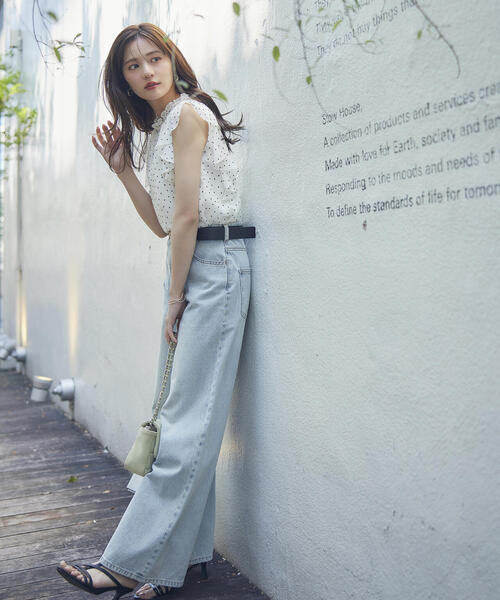 ブラウス シャツ ドット柄ブラウス / 1215210605 レディース PROPORTION BODY DRESSING ブラウス シャツ ドット柄ブラウス