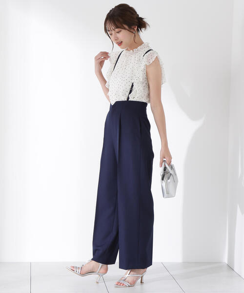 ブラウス シャツ PLACE STUDIO／プリーツ長袖シャツ レディース PLACE STUDIO ブラウス シャツ STUDIO／プリーツ長袖シャツ
