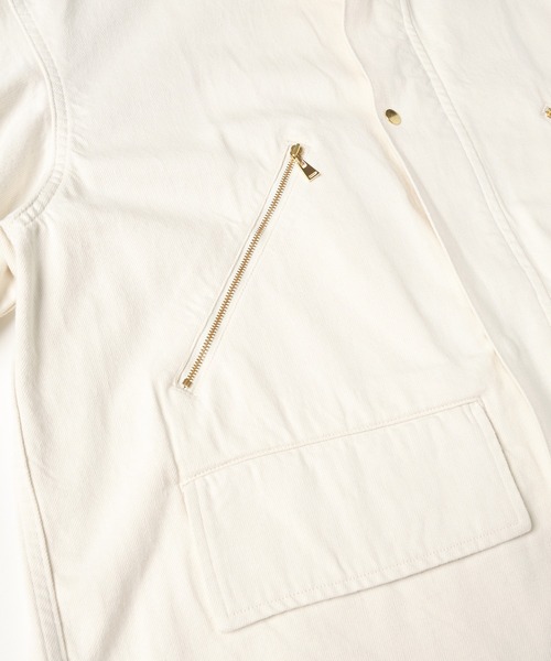 CULLNI（クルニ） デニムジャケット gジャン DOUBLE POCKET ZIP UP