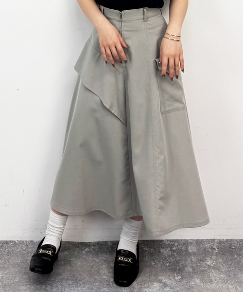 ロング スカート トレンチアシメスカート : ZOZOTOWN Yahoo!店 - 通販