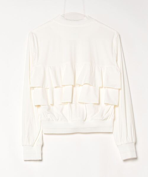 Sov. ブルゾン アウター バックフリルショートブルゾン レディース