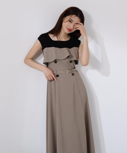 PROPORTION BODY DRESSING ワンピース ニットドッキング