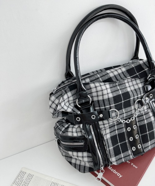 チェック柄トートバッグ BAG'n'NOUN｜HOMES 'S/BAY CITY' チェック柄・トートバッグ - saro